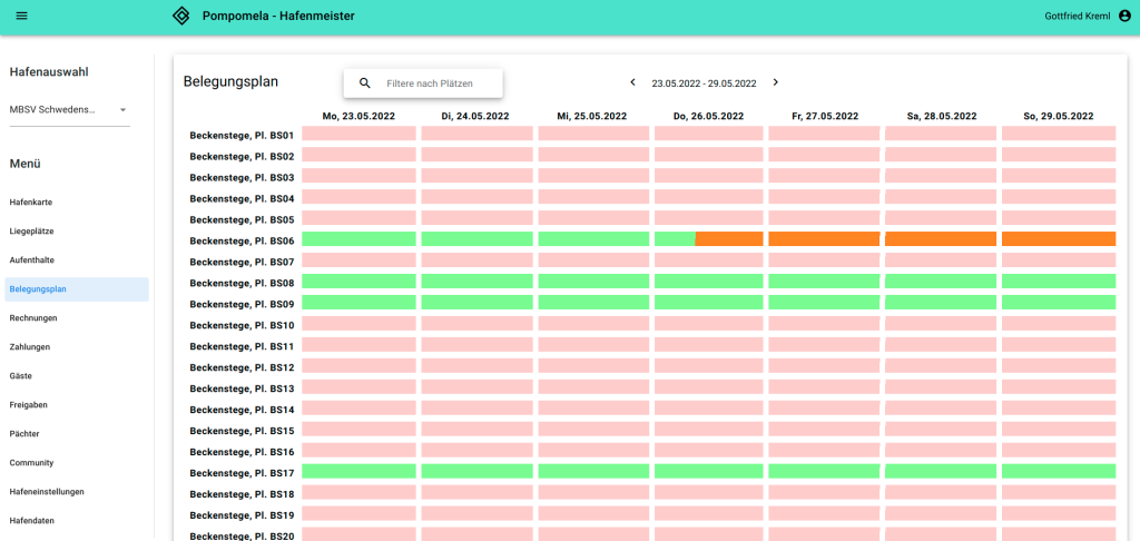Belegungsplan